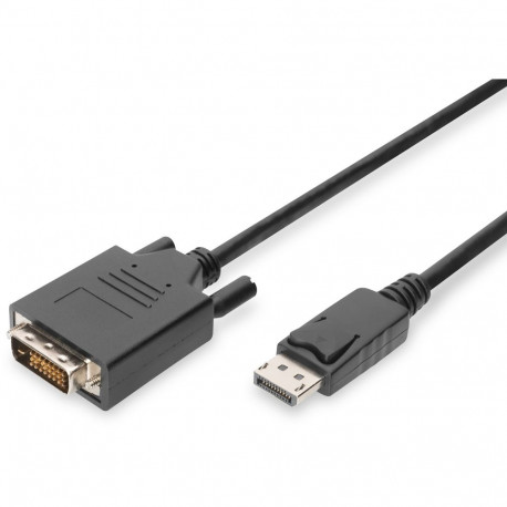 "DIGITUS DisplayPort Adapterkabel DP-> DVI(24+1) St/St,3m 8K"