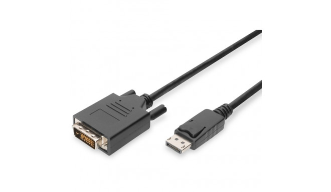 "DIGITUS DisplayPort Adapterkabel DP-> DVI(24+1) St/St,3m 8K"