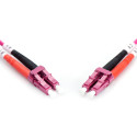 "DIGITUS LWL Patchkabel LC -> LC 5.00m Multimode Duplex OM4"
