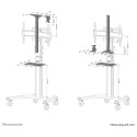 "Select Videobar & Multimedia-Kit AFLS-825BL1 Black Neomounts"