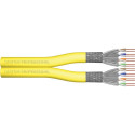 "DIGITUS Verlegekabel Cat7a S/FTP dupl.B2ca 500m gelb AWG22/1 (Speditionsversand)"