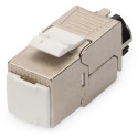 "DIGITUS Keystone Jack Cat6a RJ45 -> LSA geschirmt 500MHz"