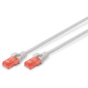 "DIGITUS Patchkabel Cat6 U/UTP 2xRJ45 30.0m grau Hebelschutz"