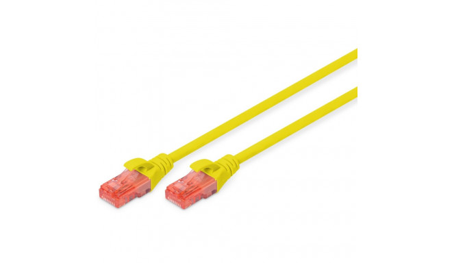 "DIGITUS Patchkabel Cat6 U/UTP 2xRJ45 1.0m gelb LSZH"