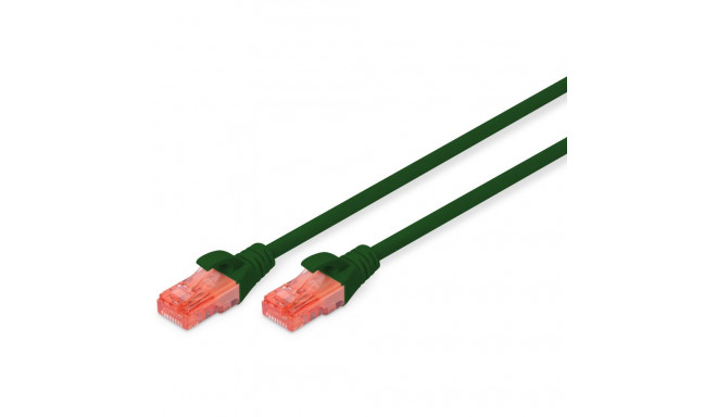 "DIGITUS Patchkabel Cat6 U/UTP 2xRJ45 0.5m grün LSZH"