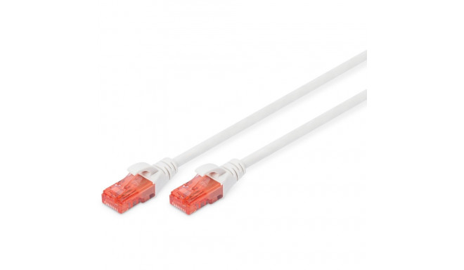 "DIGITUS CAT 6 U/UTP Patchkabel - LSZH, 0,25m, weiß"
