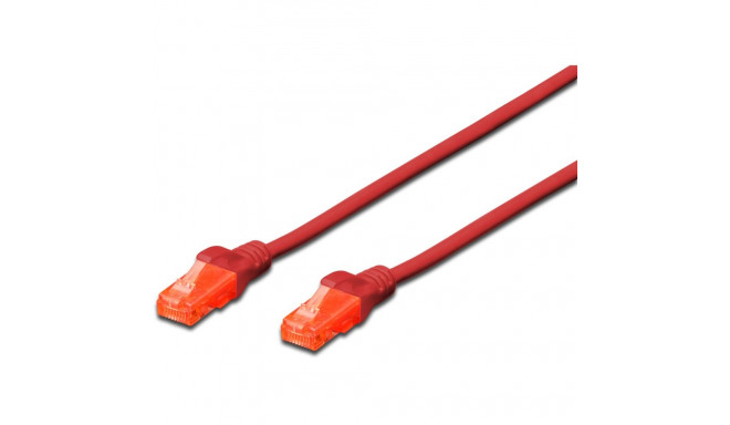 "DIGITUS CAT 6 U/UTP Patchkabel - LSZH, 0,25m, rot"