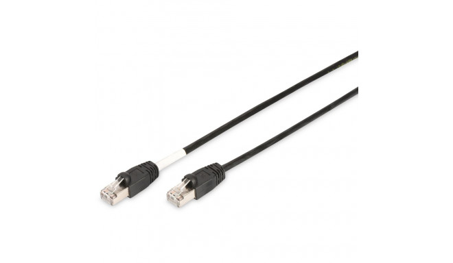 "DIGITUS Patchkabel Cat6 S/FTP 2xRJ45 10.0m schwarz Outdoor"