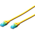 "DIGITUS Patchkabel RJ45 U/UTP Cat5e 2.00m gelb Hebelschutz Polybeutel"