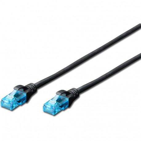 "DIGITUS Patchkabel RJ45 U/UTP Cat5e 1.00m sch. Hebelschutz Polybeutel"