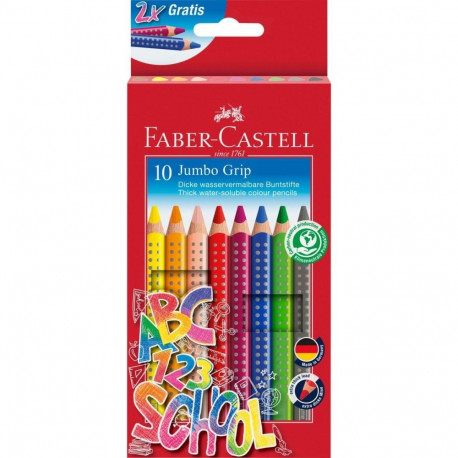 "FABER-CASTELL Buntstift Jumbo Grip Promotionetui 10er"
