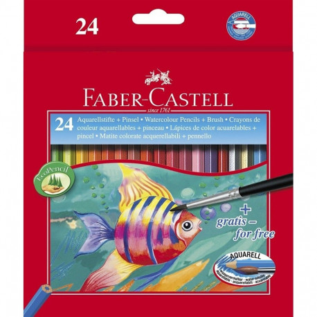"FABER-CASTELL Buntstift Kinder Aquarell 24erKartonetui"