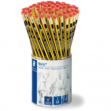 "STAEDTLER Köcher Bleistift Noris Ti 72 Stück Sechskant"