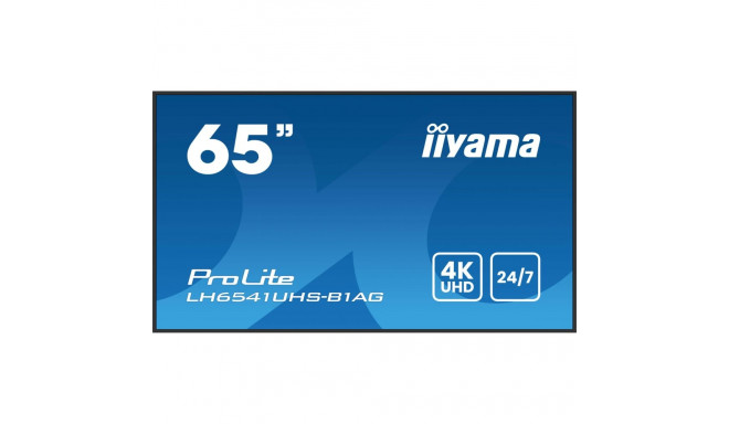 "IIYAMA 164.0cm(65"") LH6541UHS-B1AG 16:9 3xHDMI+USB IPS (Speditionsversand)"