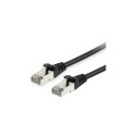 "Equip Patchkabel Cat6 S/FTP 2xRJ45 10.00m schwarz LSZH Polybeutel"