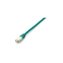 "Equip Patchkabel Cat6A S/FTP 2xRJ45 10.00m grün Plat.LSZH Polybeutel"