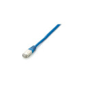 "Equip Patchkabel Cat6A S/FTP 2xRJ45 0.50m blau Plat.LSZH Polybeutel"