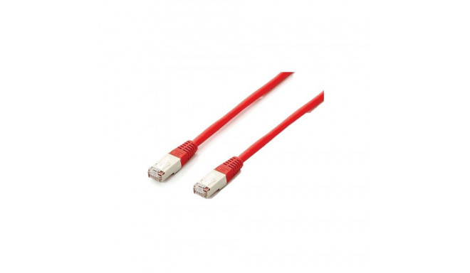 "Equip Patchkabel Cat6A S/FTP 2xRJ45 10.00m rot Plat.LSZH Polybeutel"