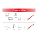 "Equip Patchkabel Cat6A S/FTP 2xRJ45 15.00m rot Plat.LSZH Polybeutel"