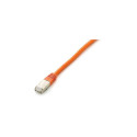 "Equip Patchkabel Cat6A S/FTP 2xRJ45 0.50m orange Plat.LSZH Polybeutel"