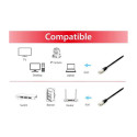 "Equip Patchkabel Cat6A S/FTP 2xRJ45 10.00m sw Plat.LSZH Polybeutel"