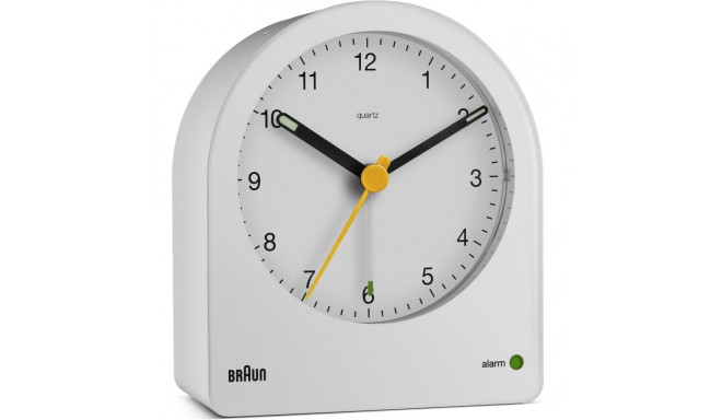 "Braun BC22 W Quarzwecker wei"