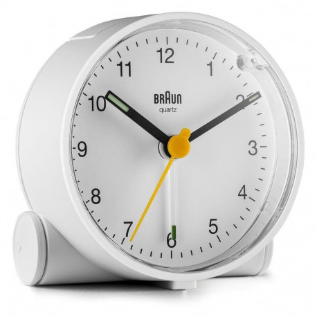 "Braun BC 01 W Quarzwecker wei"