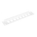 "Equip Patchpanel 10"" mit Keystone Montage 1U. grau"