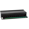 "Equip Patchpanel 12x RJ45 Cat6A FTP 1HE Premium schwarz"