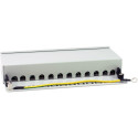"Equip Patchpanel 12x RJ45 Cat6A FTP 1HE Premium hellgrau"