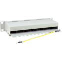 "Equip Patchpanel 12x RJ45 Cat6 10"" FTP 1HE ISO/IEC hellgrau"