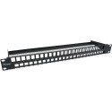 "Equip Patchpanel 48x Cat6 19"" UTP 1HE Keystone Montage sw"