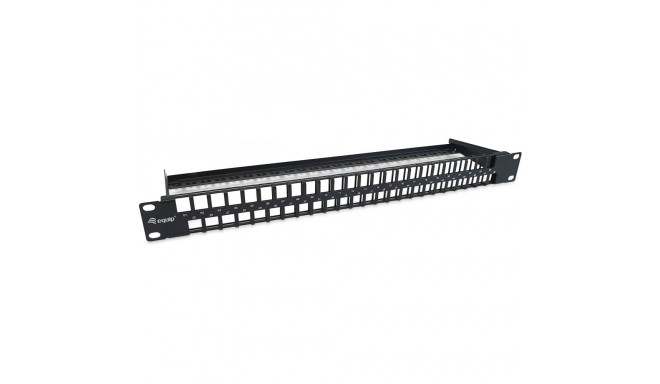 "Equip Patchpanel 48x Cat6 19"" UTP 1HE Keystone Montage sw"