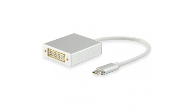 "Equip Adapter USB-C -> DVI-I DualLink (24+5) 2k60Hz 0.15m si"