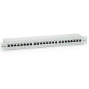 "Equip Patchpanel 24x RJ45 Cat6 19"" UTP 1HE Premium hellgrau"