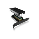 "PCI Express Card (x4) > 1x M.2 NVME 2280/2260/2242 mit Kühlkörper RaidSonic"