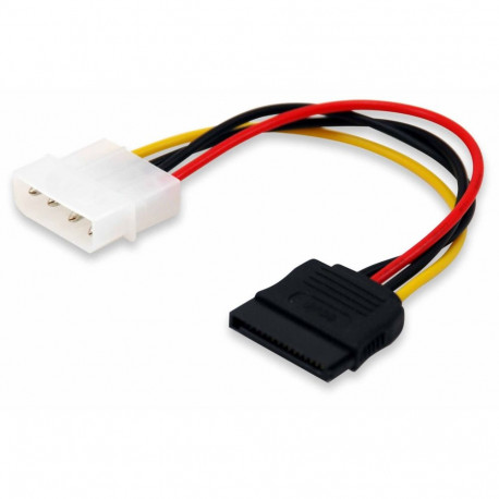 "Equip Stromversorgung Adapter 4-polig(M)->15PIN SATA ( Polybeutel"