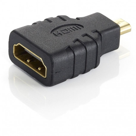 "Equip HDMI Adapter Micro D-A St/Bu sw Polybeutel"
