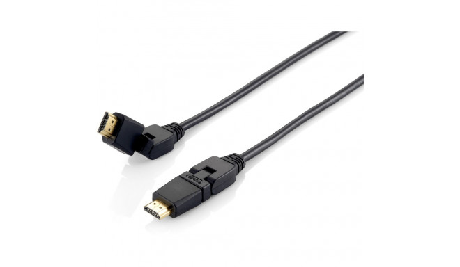 "Equip HDMI PHS Ethernet 2.0 A-A St/St 2.0m 4K60Hz HDRdrb.sw Polybeutel"
