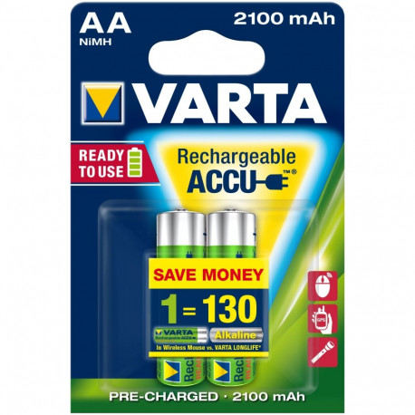 "Akku AA 1.2V (HR06) *Varta* Recharge Accu - 2er-Pack"