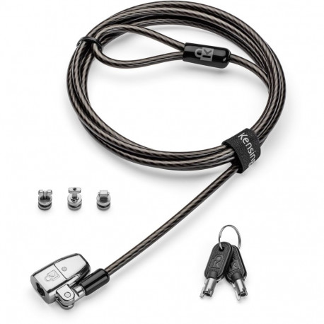 "KENSINGTON ClickSafe 2.0 Universelles 3-in-1 Laptopschloss T-Bar Nano & Wedge-Shaped"