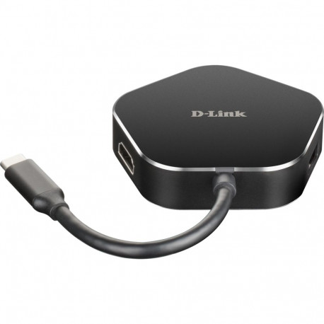 "USB-C HUB 2Port D-Link DUB-M420 USB-C HDMI passiv Black"