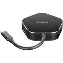 "USB-C HUB 2Port D-Link DUB-M420 USB-C HDMI passiv Black"