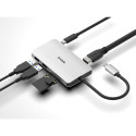 "USB-C HUB 6Port D-Link DUB-M610 2xUSB3.0 USB-C HDMI 4K SD microSD passiv Grey"