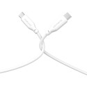 "4smarts USB-C / USB-C Silikon-Kabel High Flex 60W 1.5m Wei"