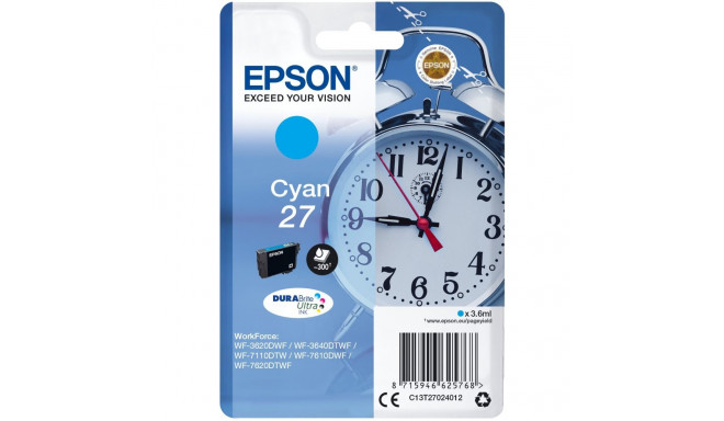 "Epson 27 cyan Blister T2702 NEUE VERPACKUNG"
