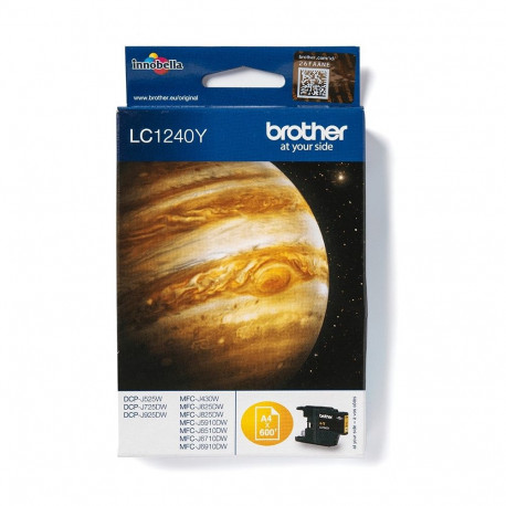 "Brother Tinte LC-1240Y Gelb bis zu 600 Seiten nach ISO/IEC 24711"