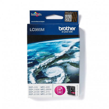 "Brother Tinte LC-985M Magenta bis zu 260 Seiten nach ISO/IEC 24711"