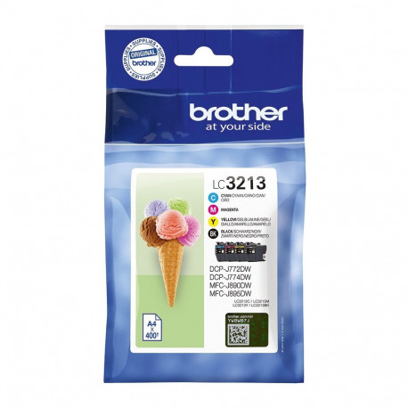 "Brother Tinte LC-3213VAL Value Pack (BK/C/M/Y)"