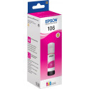 "Epson Tinte ON 1LB 106 EcoTank Magenta ink bottle"